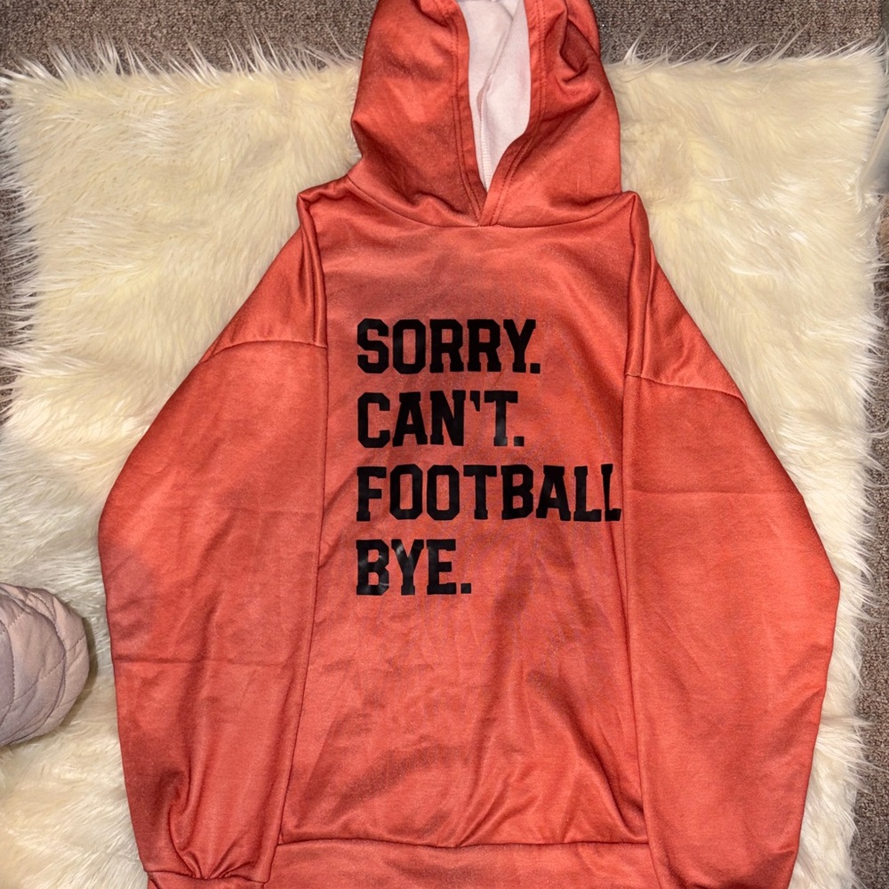 Orange Graphic Hoodie